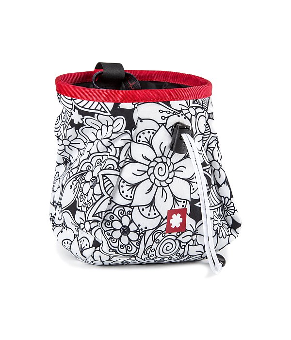 Ocún pytel na magnezium Lucky + Belt, bílá/černá